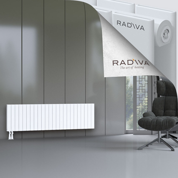 Oti Radiateur En Aluminium 500x1772 Blanc Bas à gauche 50mm