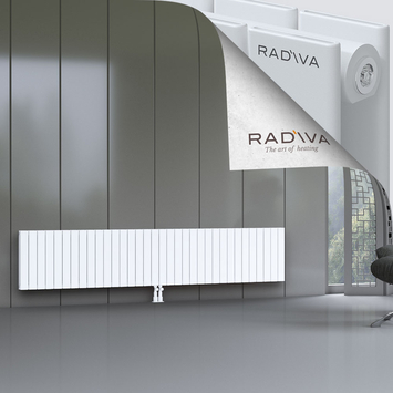 Oti Radiateur En Aluminium 500x2512 Blanc Bas Milieu 50mm