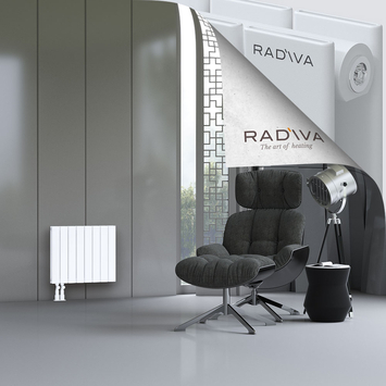 Oti Radiateur En Aluminium 500x588 Blanc Bas à gauche 50mm