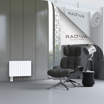 Oti Radiateur En Aluminium 500x736 Blanc Bas à gauche 50mm