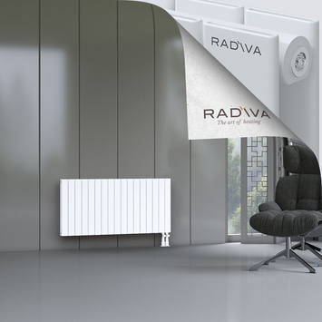 Oti Radiateur En Aluminium 600x1254 Blanc Bas à droite 50mm
