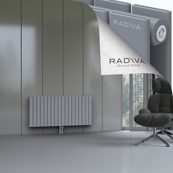 Oti Radiateur En Aluminium 600x1328 Gris Bas Milieu 50mm