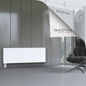 Oti Radiateur En Aluminium 600x1772 Blanc Bas à gauche 50mm