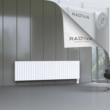 Oti Radiateur En Aluminium 600x2216 Blanc Bas à droite 50mm