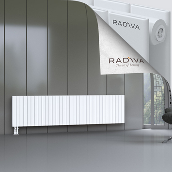Oti Radiateur En Aluminium 600x2438 Blanc Bas à gauche 50mm