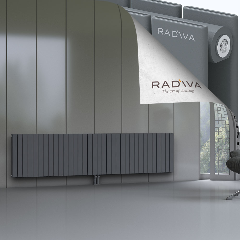Oti Radiateur En Aluminium 600x2512 Anthracite - 2