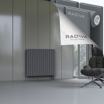 Oti Radiateur En Aluminium 900x1032 Anthracite Bas à droite 50mm
