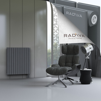 Oti Radiateur En Aluminium 900x810 Anthracite Bas à droite 50mm