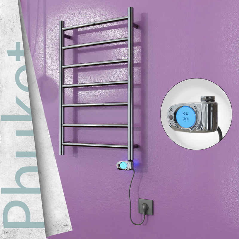 Phuket Sèche Serviettes Electrique 500x800 Finition de polissage (Thermostat Musa) 200 W 