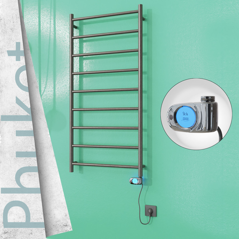 Phuket Electric Towel Warmer 200 W 600x1200 Satine Finish (Musa Thermostat) - 1