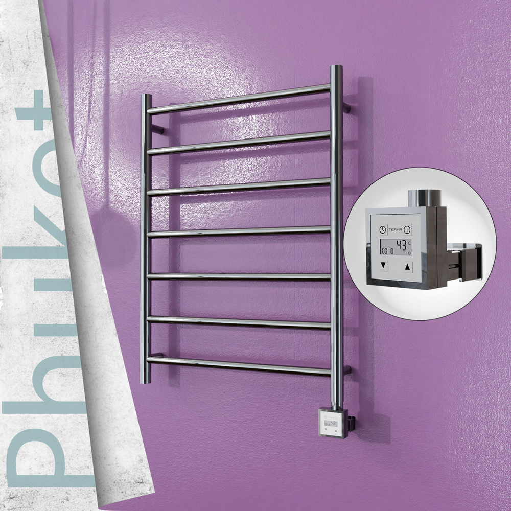 Phuket Electric Towel Warmer 600x800 Polished Finish Ktx3 200 W - 1