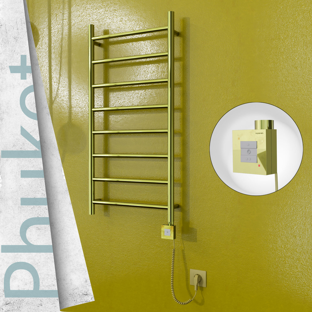 Phuket Elektrikli Havlupan 500x1000 Altın (KTX1 Termostat) 200W Spiral Kablolu - 1