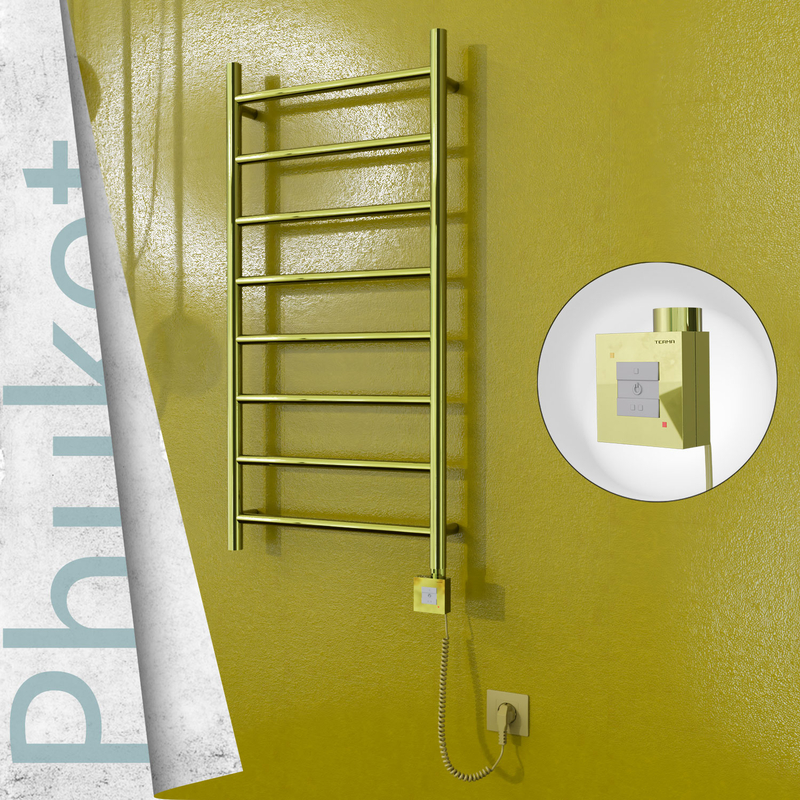 Phuket Elektrikli Havlupan 500x1000 Altın (KTX1 Termostat) 200W Spiral Kablolu