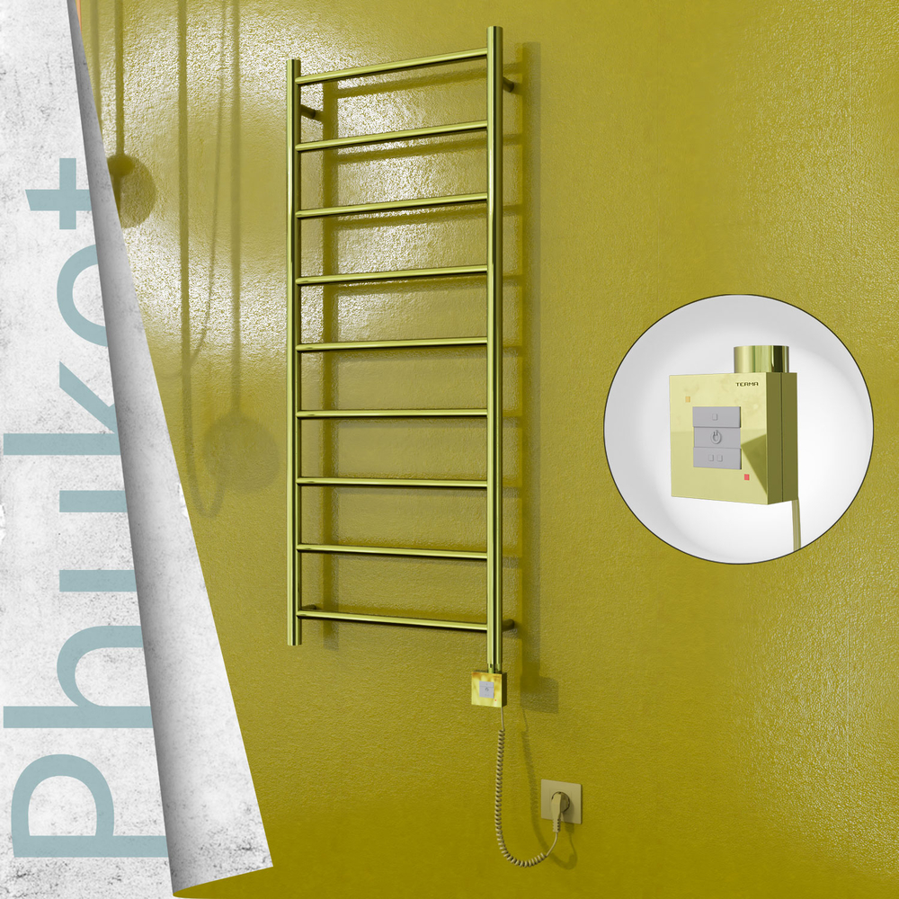 Phuket Elektrikli Havlupan 500x1200 Altın (KTX1 Termostat) 200W Spiral Kablolu - 1