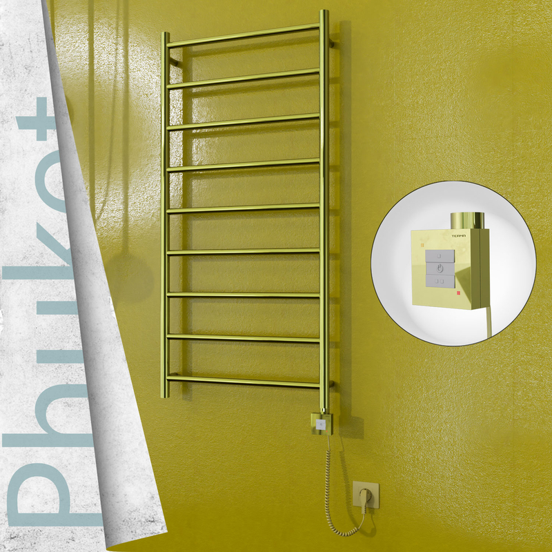Phuket Elektrikli Havlupan 600x1200 Altın (KTX1 Termostat) 300W Spiral Kablolu