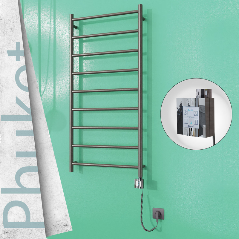 Phuket Sèche Serviettes Electrique 600x1200 Finition peinture satiné Ktx4 300 Watt Câble en spirale