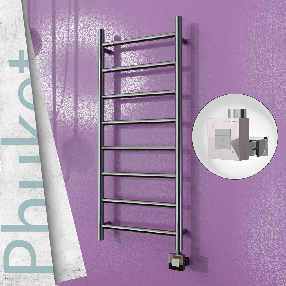 Phuket Elektrikli Paslanmaz Çelik Havlupan 400x1000 Ayna Polisaj (KTX1 Termostat) 200W - 1
