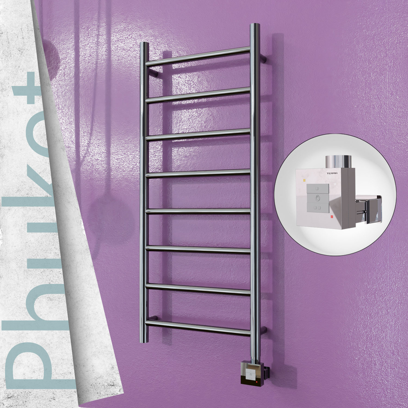 Phuket Elektrikli Paslanmaz Çelik Havlupan 400x1000 Ayna Polisaj (KTX1 Termostat) 200W