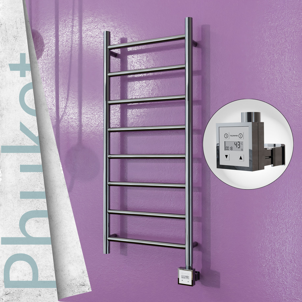 Phuket Elektrikli Paslanmaz Çelik Havlupan 400x1000 Ayna Polisaj (KTX3 Termostat) 200W - 1