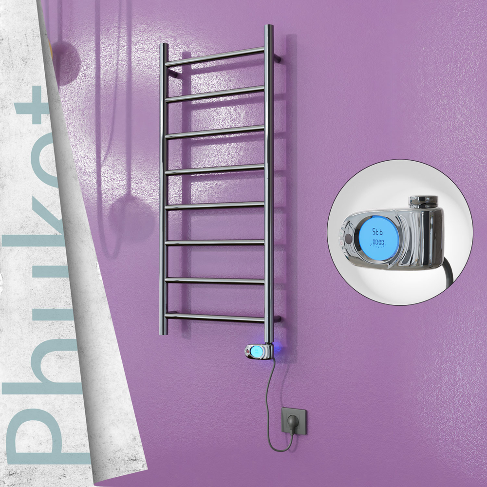 Phuket Elektrikli Paslanmaz Çelik Havlupan 400x1000 Ayna Polisaj (Musa Termostat) 200W - 1