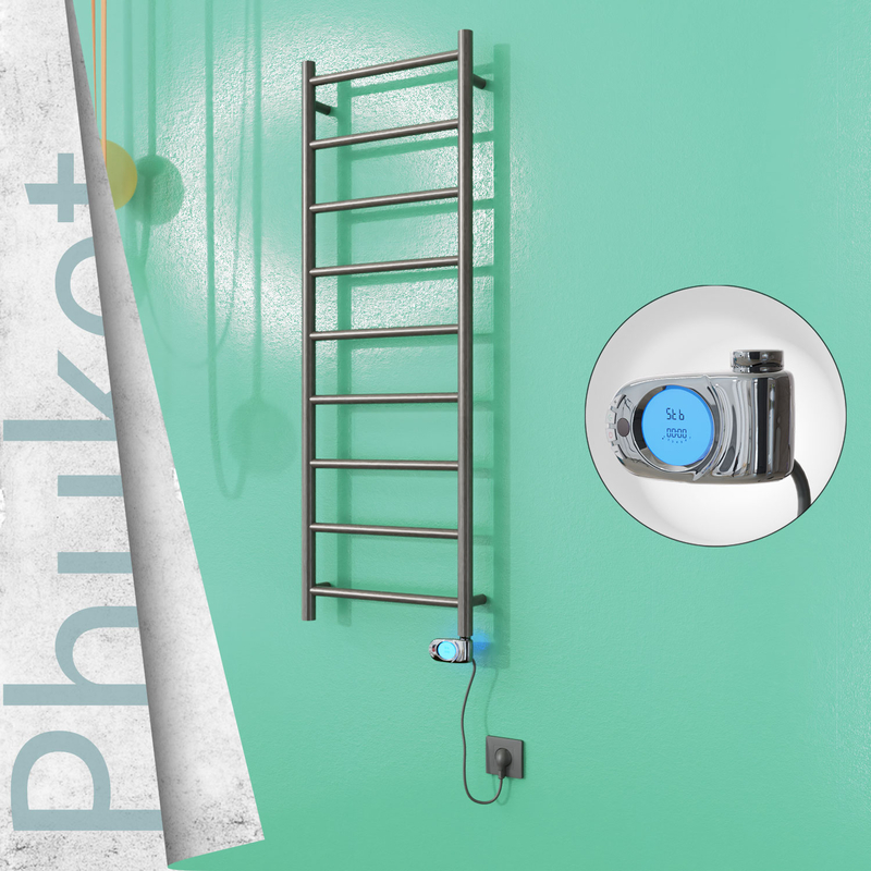 Phuket Elektrikli Paslanmaz Çelik Havlupan 400x1200 Satin Polisaj (Musa Termostat) 200W 