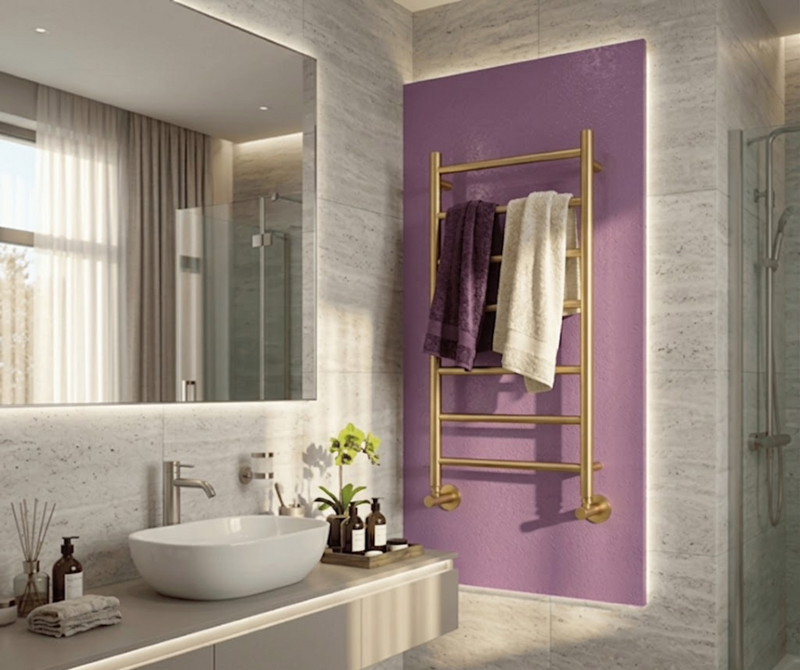 Phuket Paslanmaz Çelik Havlupan 500x800 Satine Altın