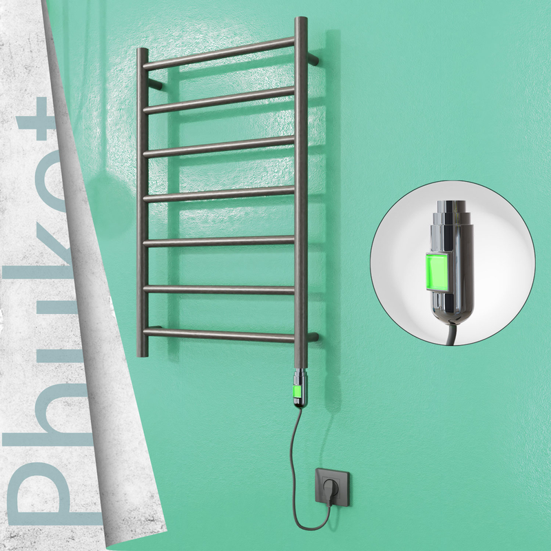 Phuket Sèche Serviettes Electrique 200 W 500x800 Finition peinture satiné (On/Off) 