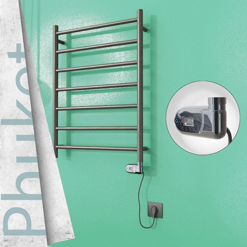 Phuket Sèche Serviettes Electrique 200 W 600x800 Finition peinture satiné (Thermostat Thesis) 