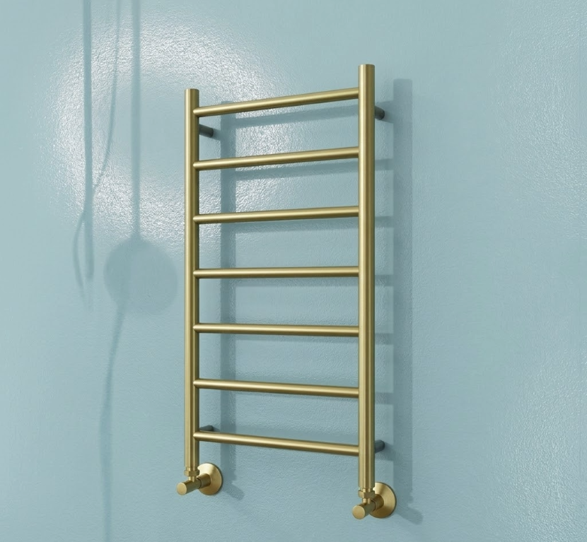 Phuket Sèche-serviettes en Inox 600x800 Doré Satiné - 2