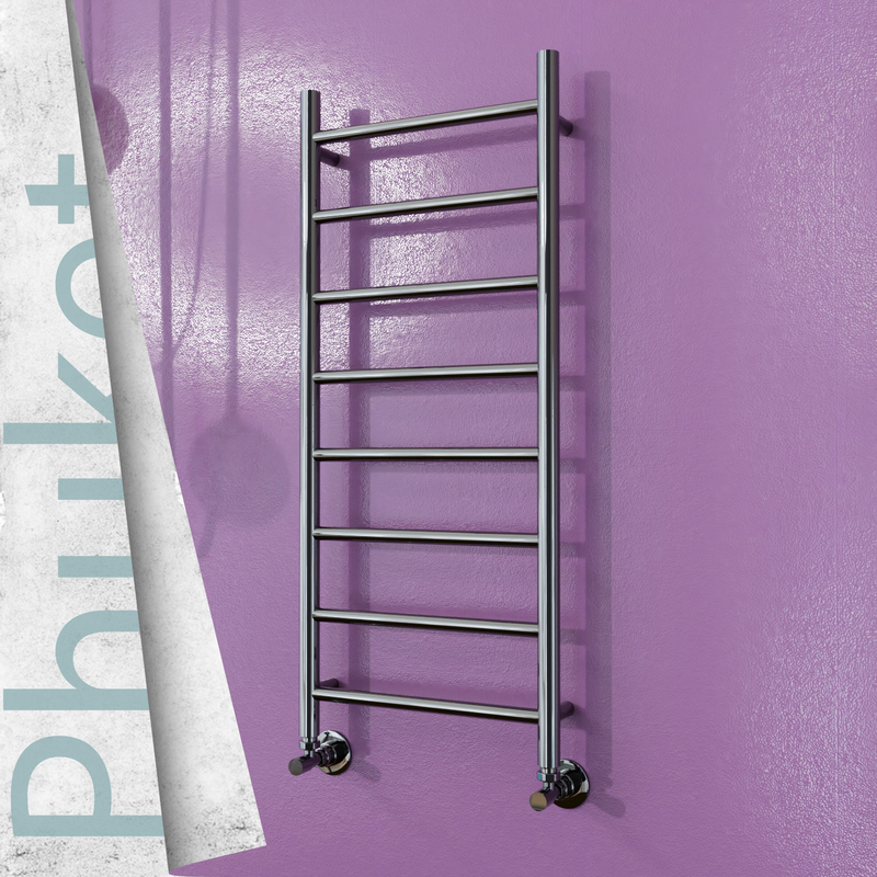Phuket Stainless Steel Towel Rail 400x1000 Mirror Polished 
