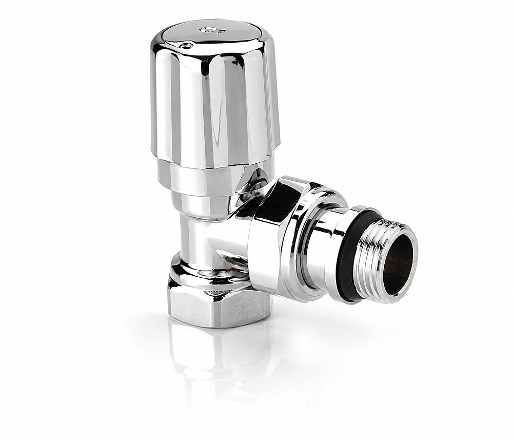 Radiator Valve 1/2'' Chrome Corner (Plastic Head ) - 1