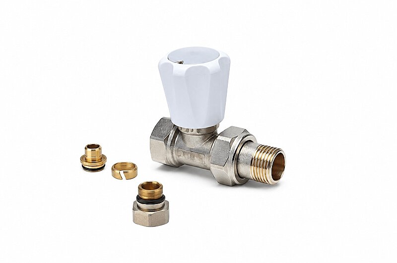 Radiator Valve 1/2'' Straight (17x2 Connection)