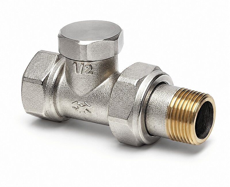 Radyatör Dönüş Vanası 1/2'' Düz