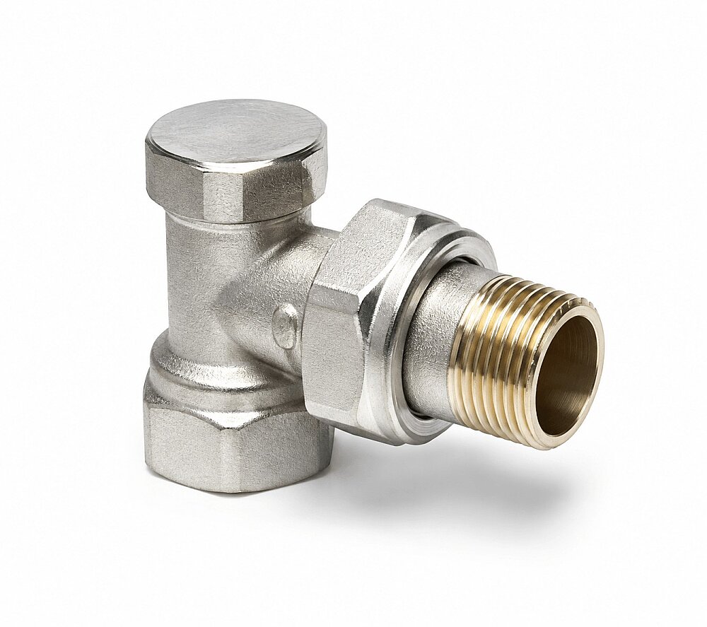 Radyatör Dönüş Vanası 1/2'' Köşe - 1