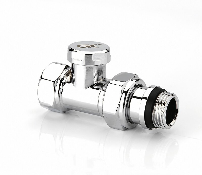 Radyatör Dönüş Vanası 1/2'' Krom Düz