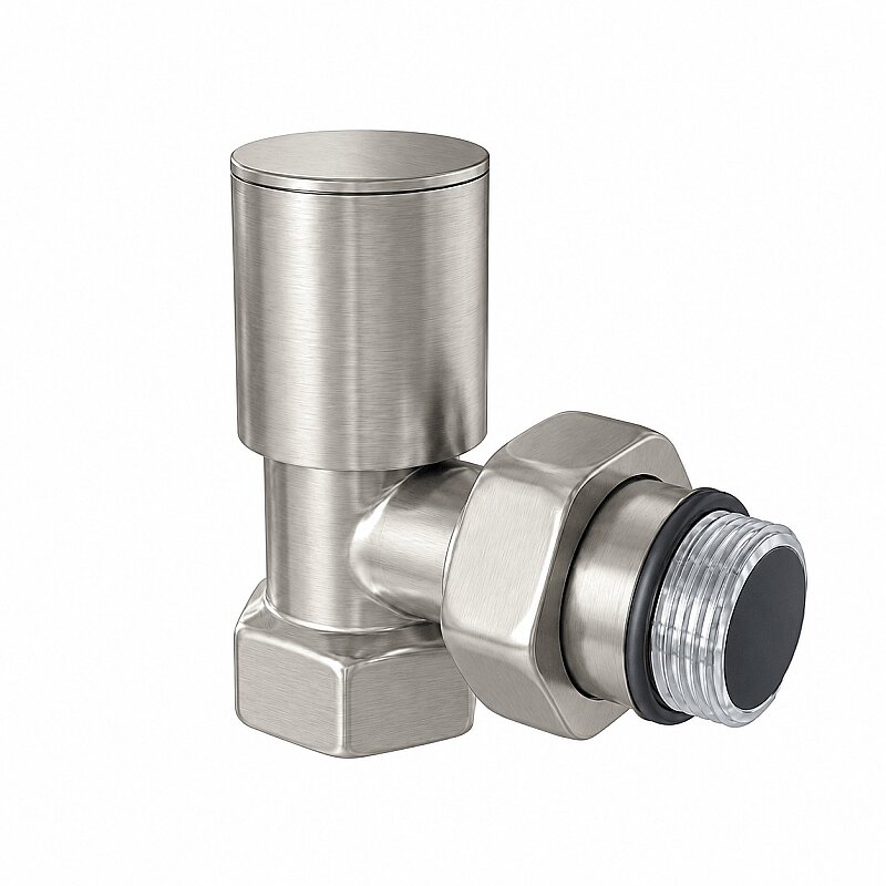 Radiator Valve 1/2'' Mat Nickel Corner (Metal Head)