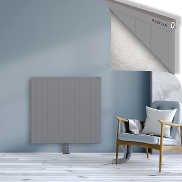 Rio Dekoratif Alüminyum Radyatör 1000x1304 Gri Alt Orta 50mm