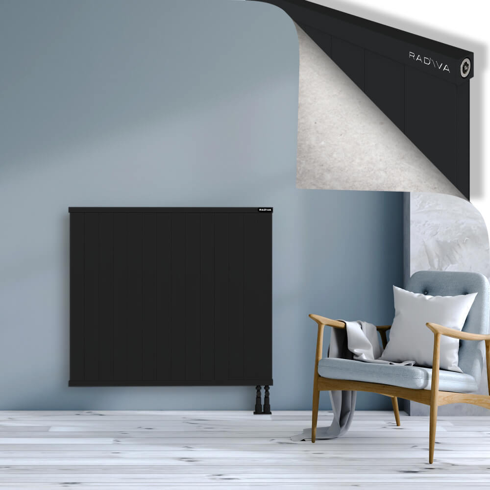 Rio Dekoratif Alüminyum Radyatör 1000x1404 Siyah - 3