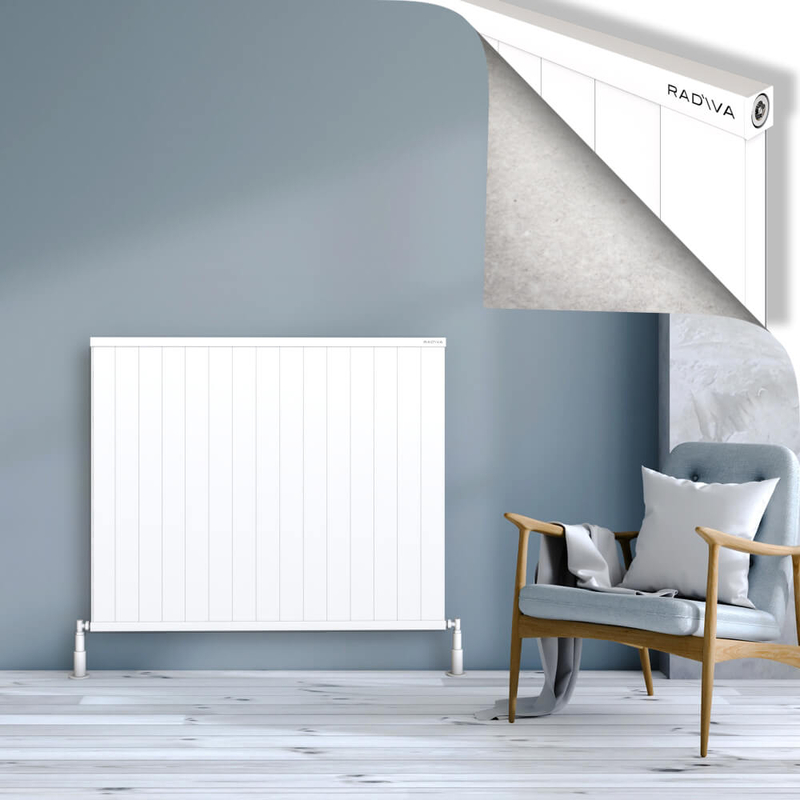 Rio Dekoratif Alüminyum Radyatör 1000x1504 Beyaz 