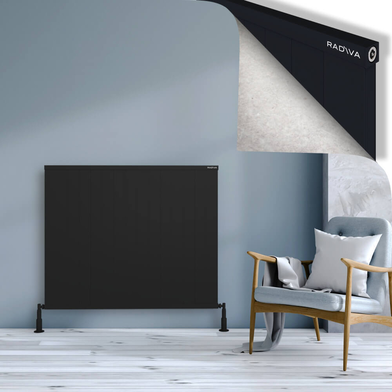 Rio Dekoratif Alüminyum Radyatör 1000x1504 Siyah 