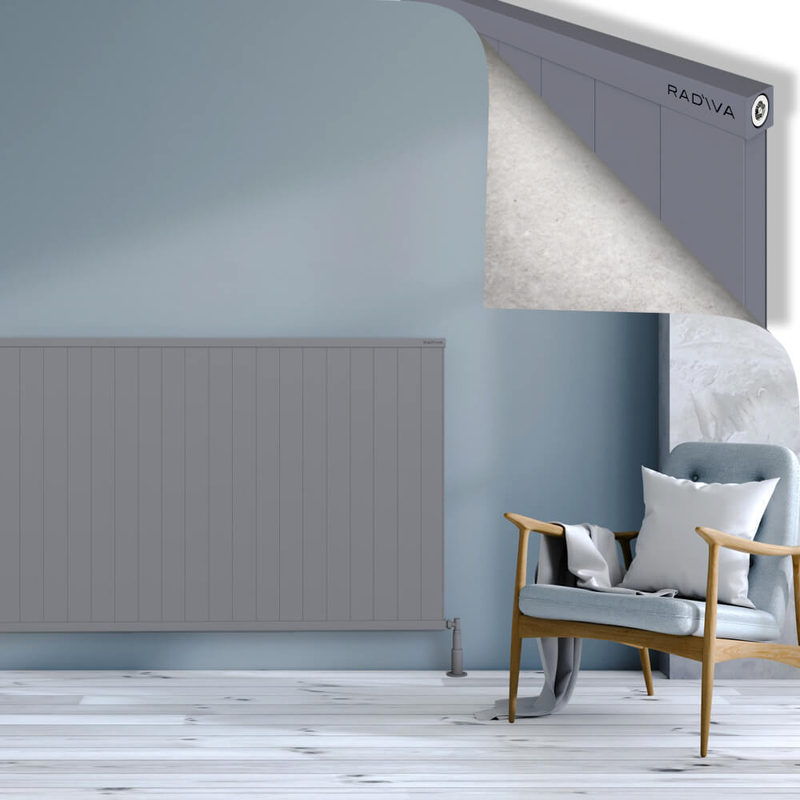 Rio Dekoratif Alüminyum Radyatör 1000x2004 Gri 