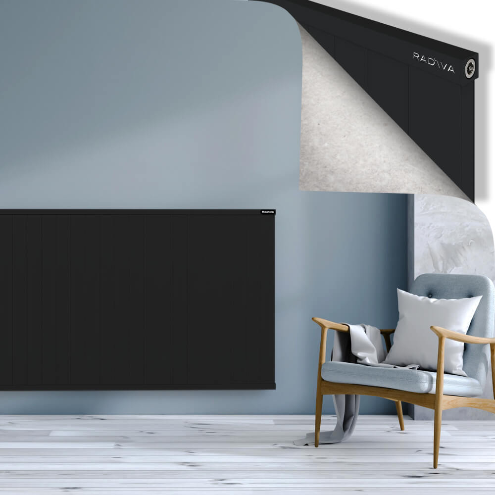 Rio Dekoratif Alüminyum Radyatör 1000x2804 Siyah - 4