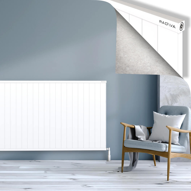 Rio Dekoratif Alüminyum Radyatör 1000x3004 Beyaz 