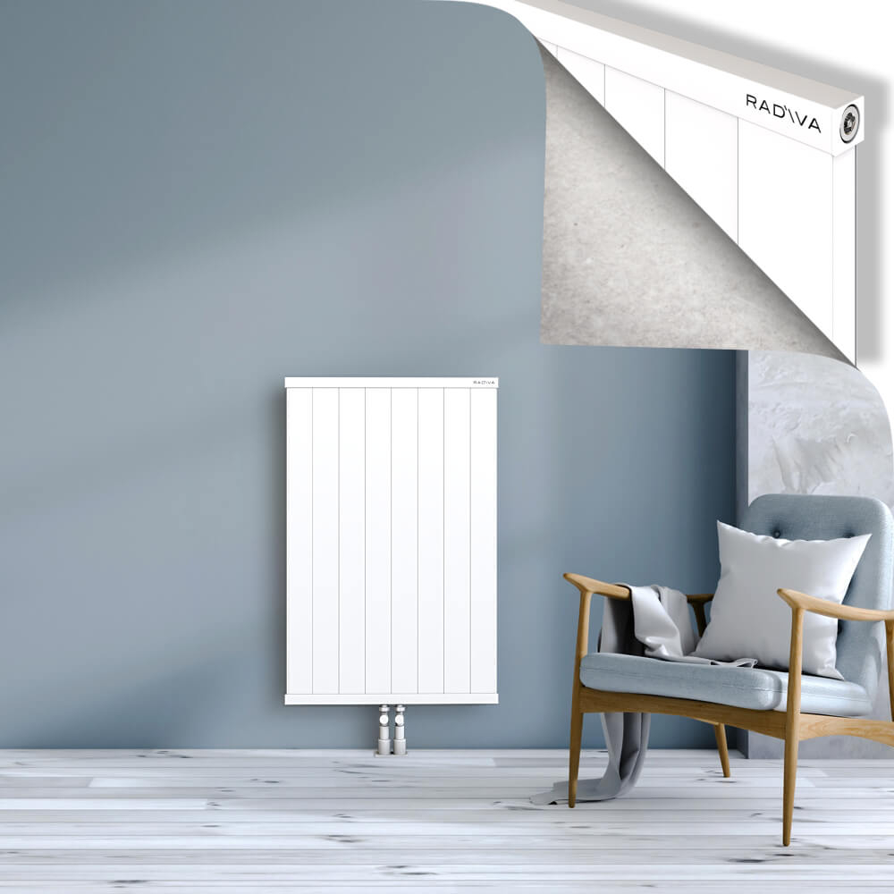 Rio Dekoratif Alüminyum Radyatör 1000x804 Beyaz - 2