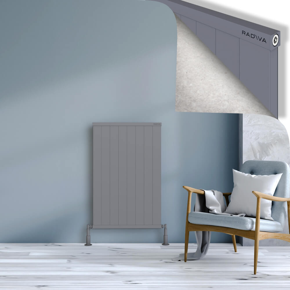 Rio Dekoratif Alüminyum Radyatör 1000x804 Gri - 1