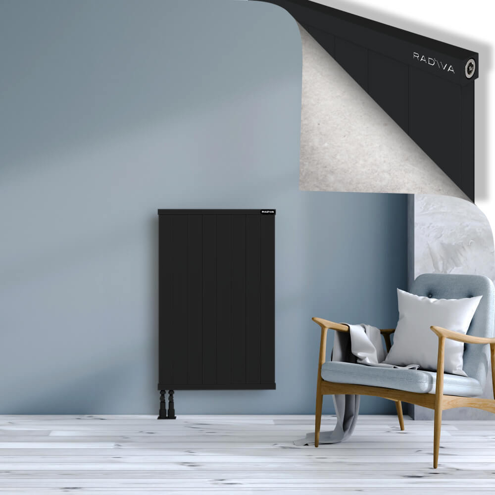 Rio Dekoratif Alüminyum Radyatör 1000x804 Siyah - 4