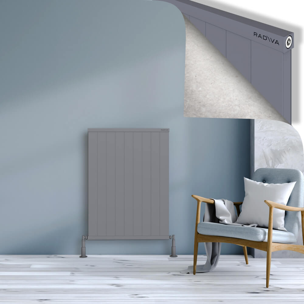 Rio Dekoratif Alüminyum Radyatör 1000x904 Gri - 1