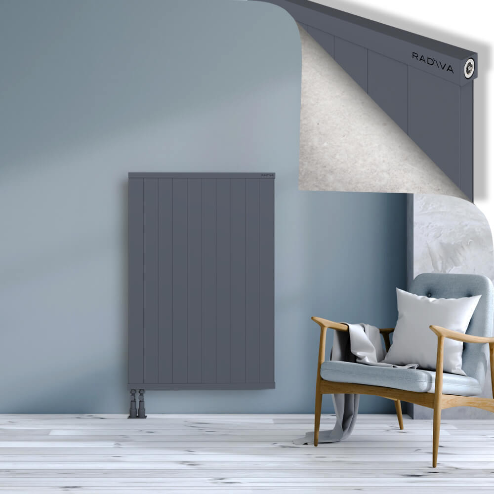 Rio Dekoratif Alüminyum Radyatör 1200x1004 Antrasit - 4