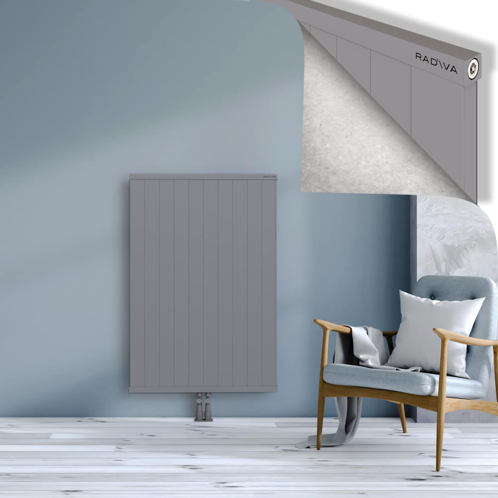 Rio Dekoratif Alüminyum Radyatör 1200x1004 Gri - 2
