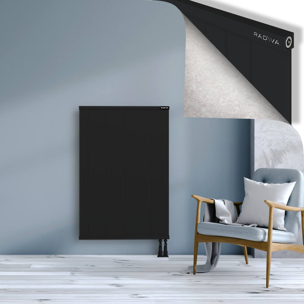 Rio Dekoratif Alüminyum Radyatör 1200x1004 Siyah - 3